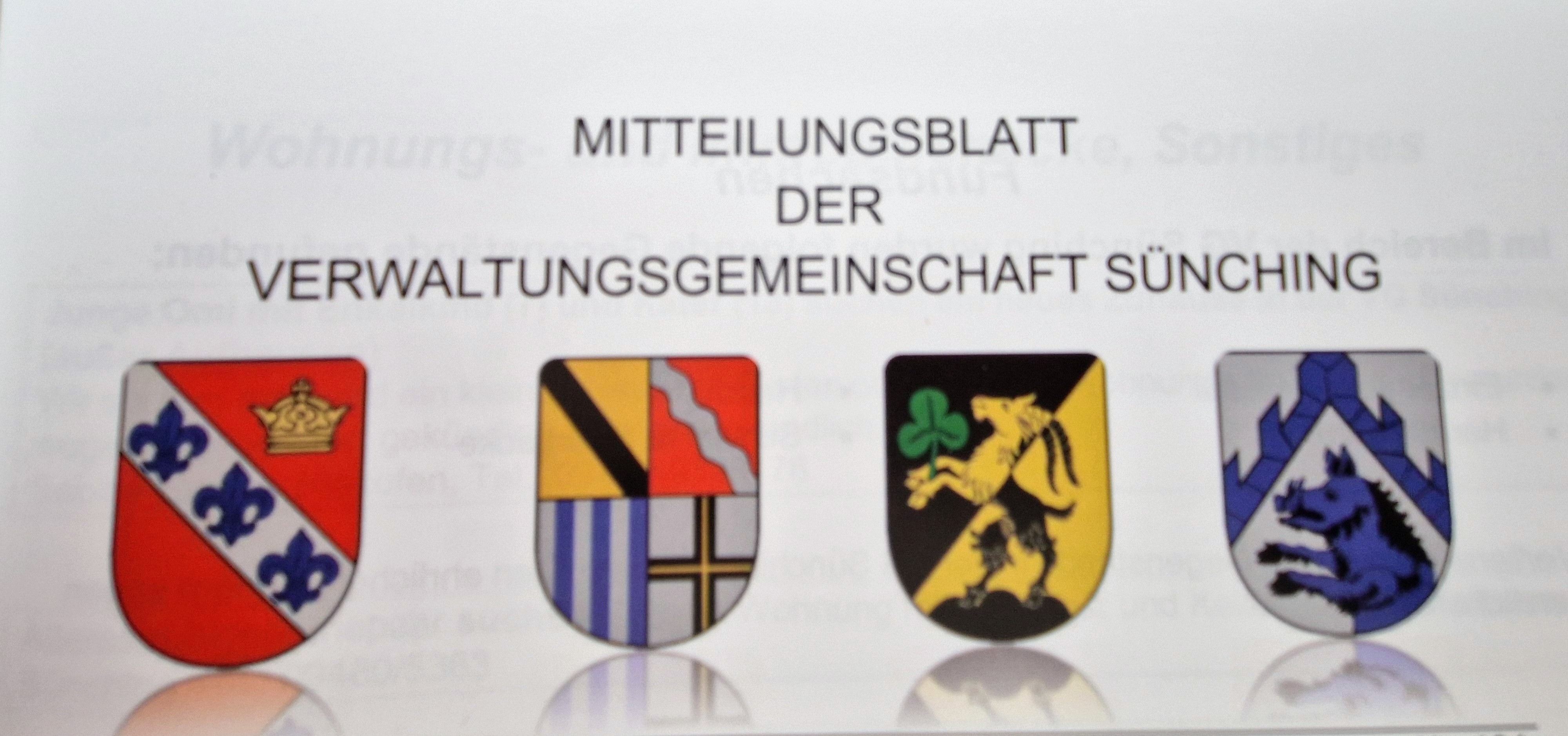 Mitteilungsblatt der Verwaltungsgemeinschaft Sünching